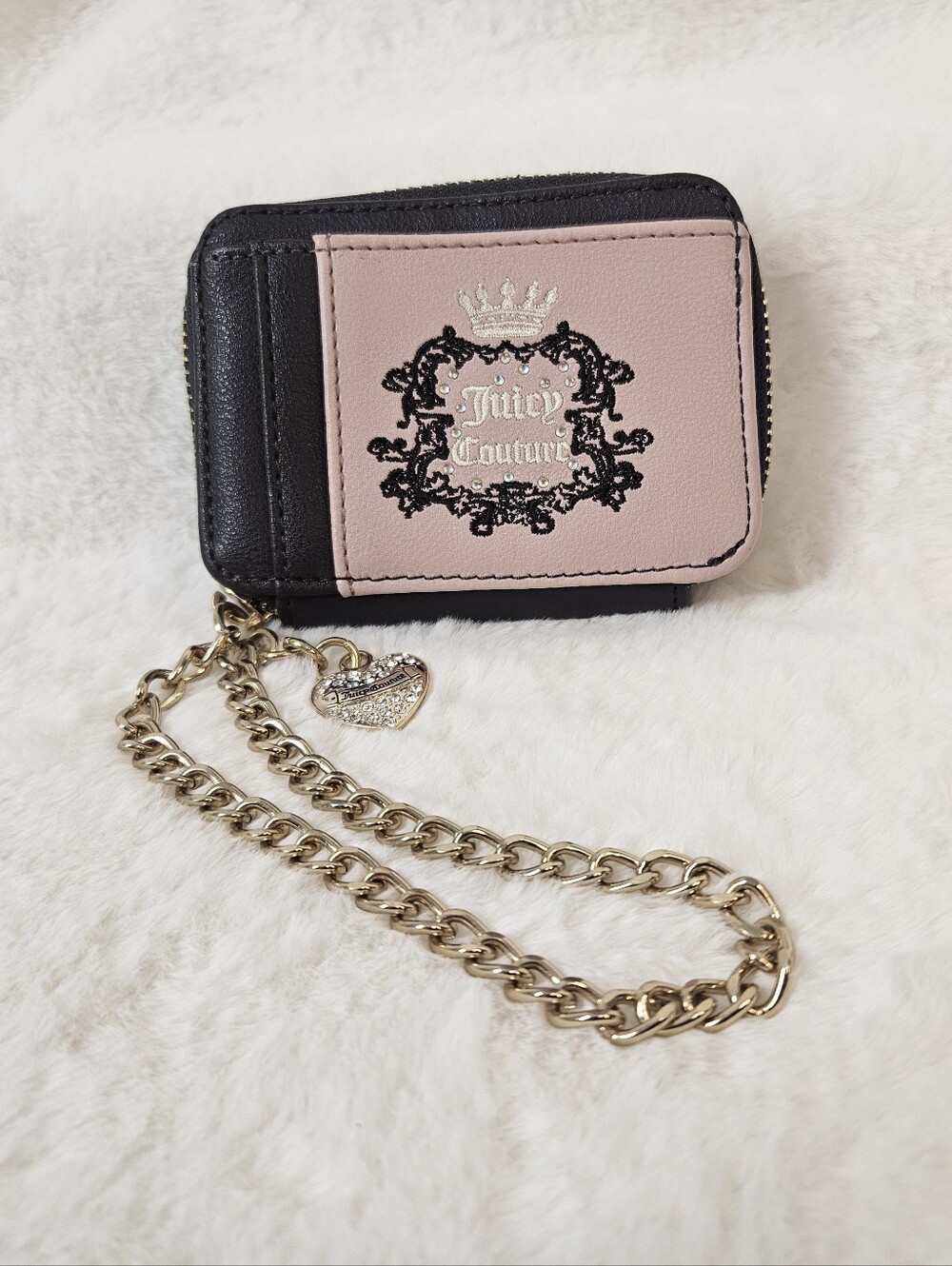 Juicy Couture Heritage Faux Leather Logo Wallet